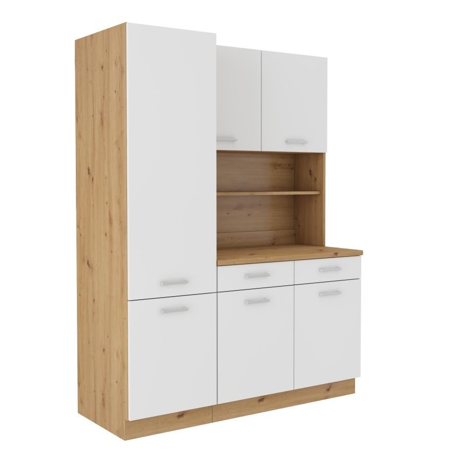 Maria sink cabinet, 100 cm, oak color - Image 4