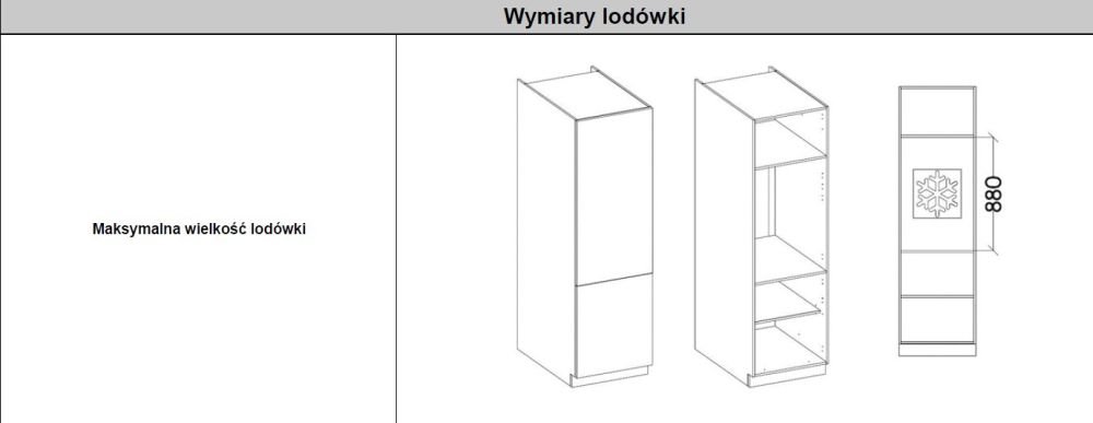 Kitchen set with countertop, kitchen 260 cm Toni skagerrak dark blue - Image 5