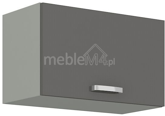 Wall cabinet with hood, gray, 60 GU-36 1F