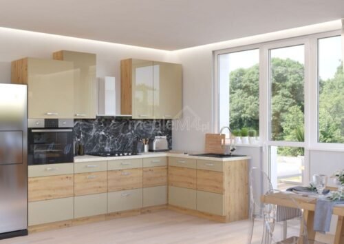 Artisan Corner Kitchen Cappuccino Gloss