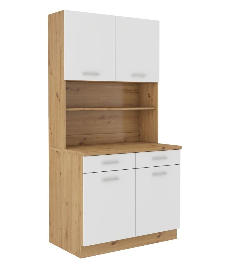 Maria sink cabinet, 100 cm, oak color - Image 5