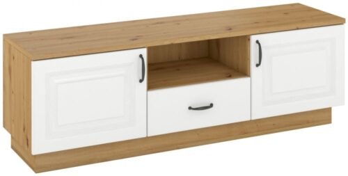 Stylish TV cabinet 2D1S Flawia white