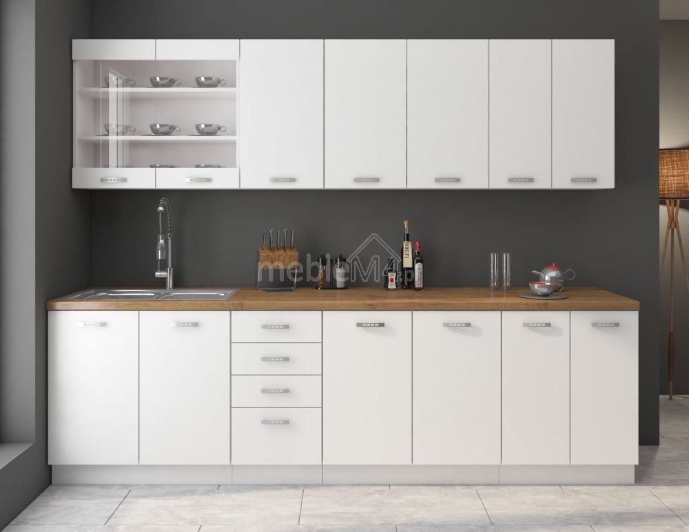 Corner kitchen Eko white cabinet set 310/230 cm - Image 3
