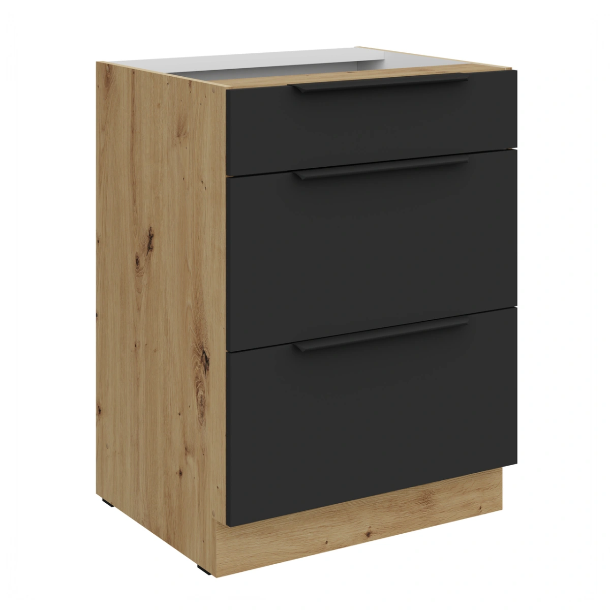 Base cabinet 60 cm with drawers Aria 60D 3S BB plinth - Image 6