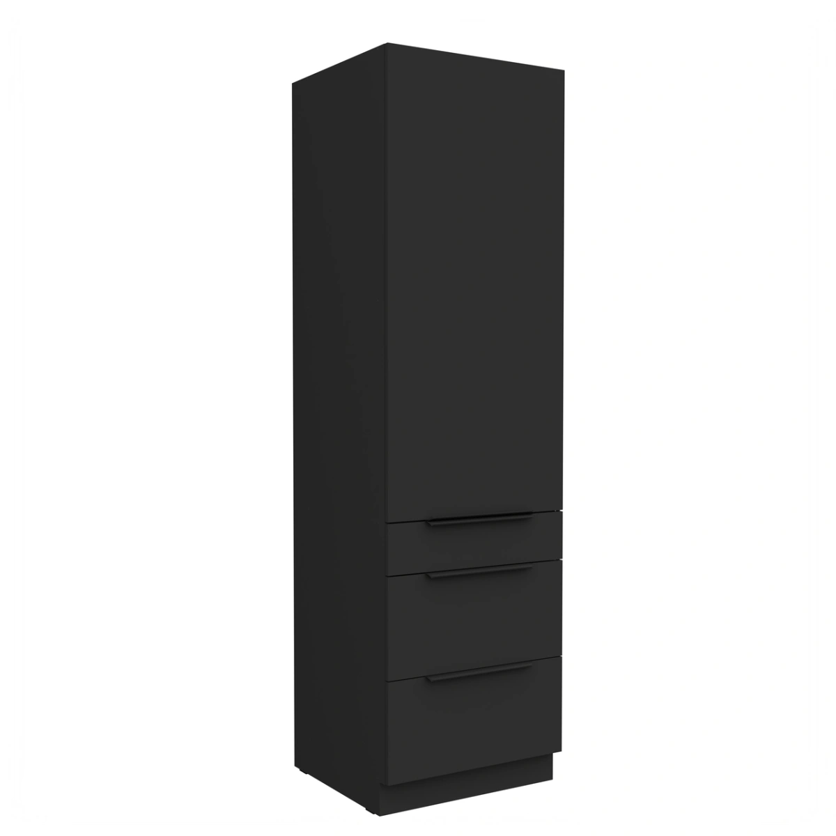 Column cabinet 60 cm storage with drawers Aria 60 DKS-215 3S1F plinth - Image 5