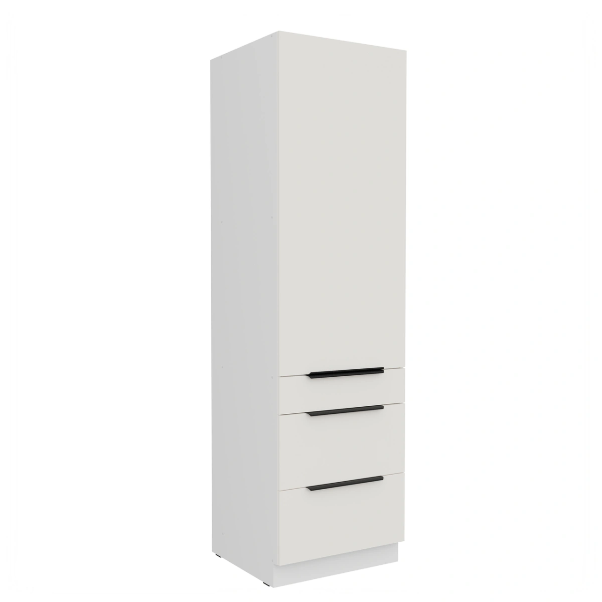 Column cabinet 60 cm storage with drawers Aria 60 DKS-215 3S1F plinth - Image 4
