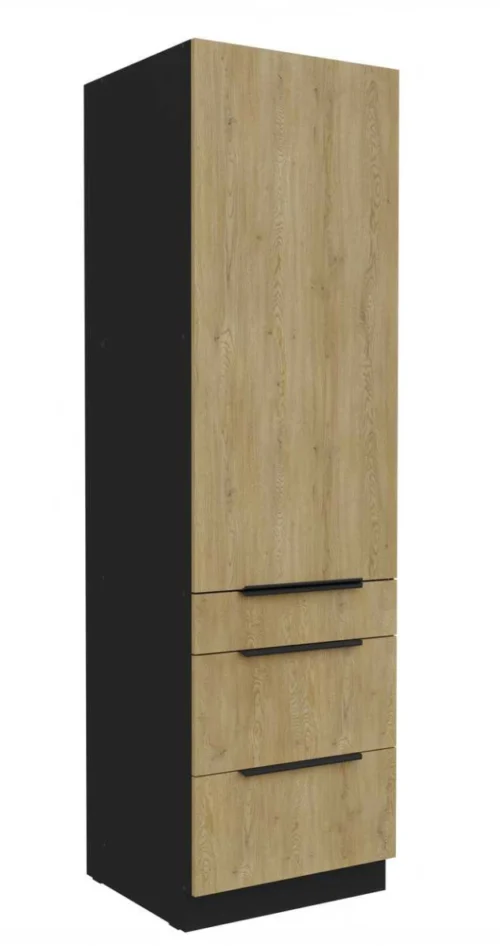 Storage unit 60 cm with drawers Cremona 60 DKS-210 3S 1F