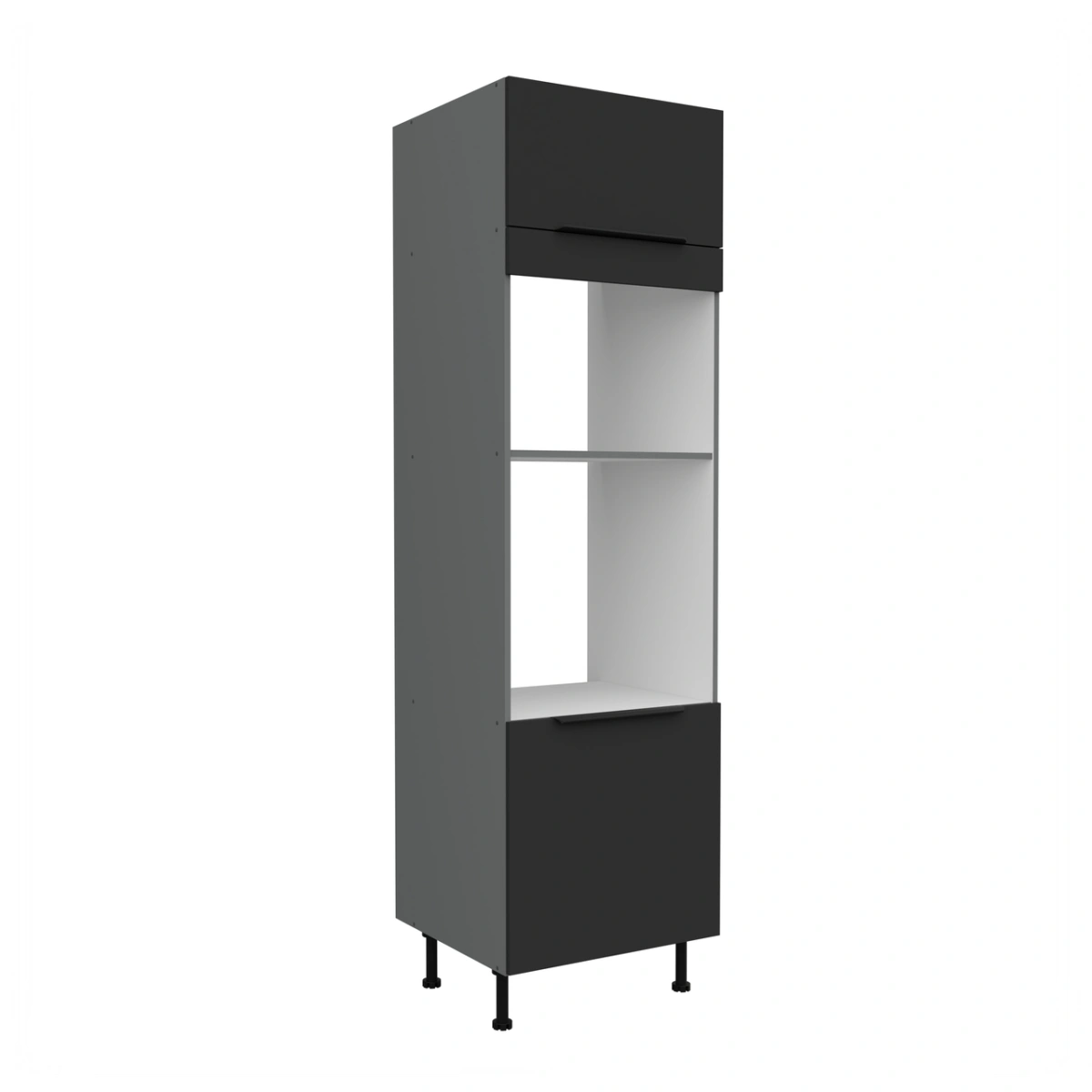 60 cm tall cabinet with oven and microwave Aria 60 DPM 215 2F - Image 3