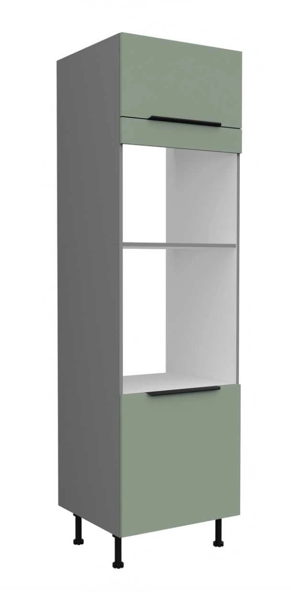 60 cm tall cabinet with oven and microwave Aria 60 DPM 215 2F