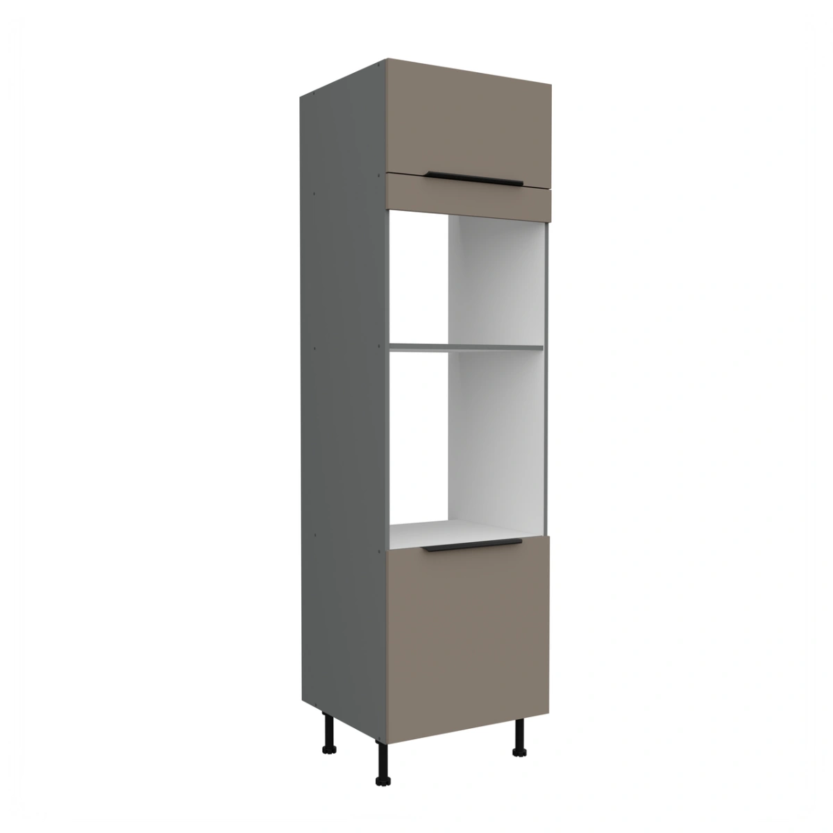 60 cm tall cabinet with oven and microwave Aria 60 DPM 215 2F - Image 4