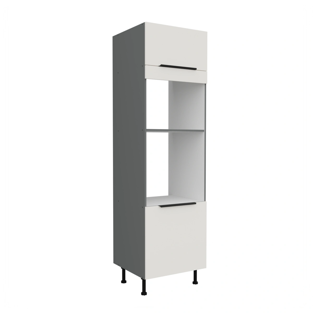 60 cm tall cabinet with oven and microwave Aria 60 DPM 215 2F - Image 6