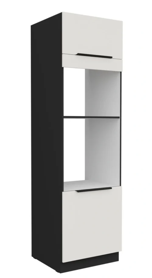 60 cm column cabinet with oven and microwave Aria 60 DPM 215 2F base