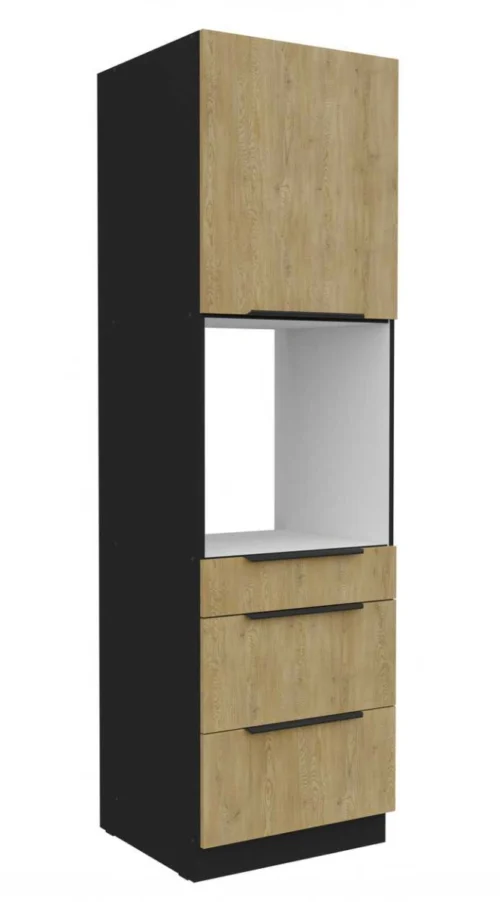 60 cm column oven cabinet with drawers Cremona 60 DPS-210 3S 1F