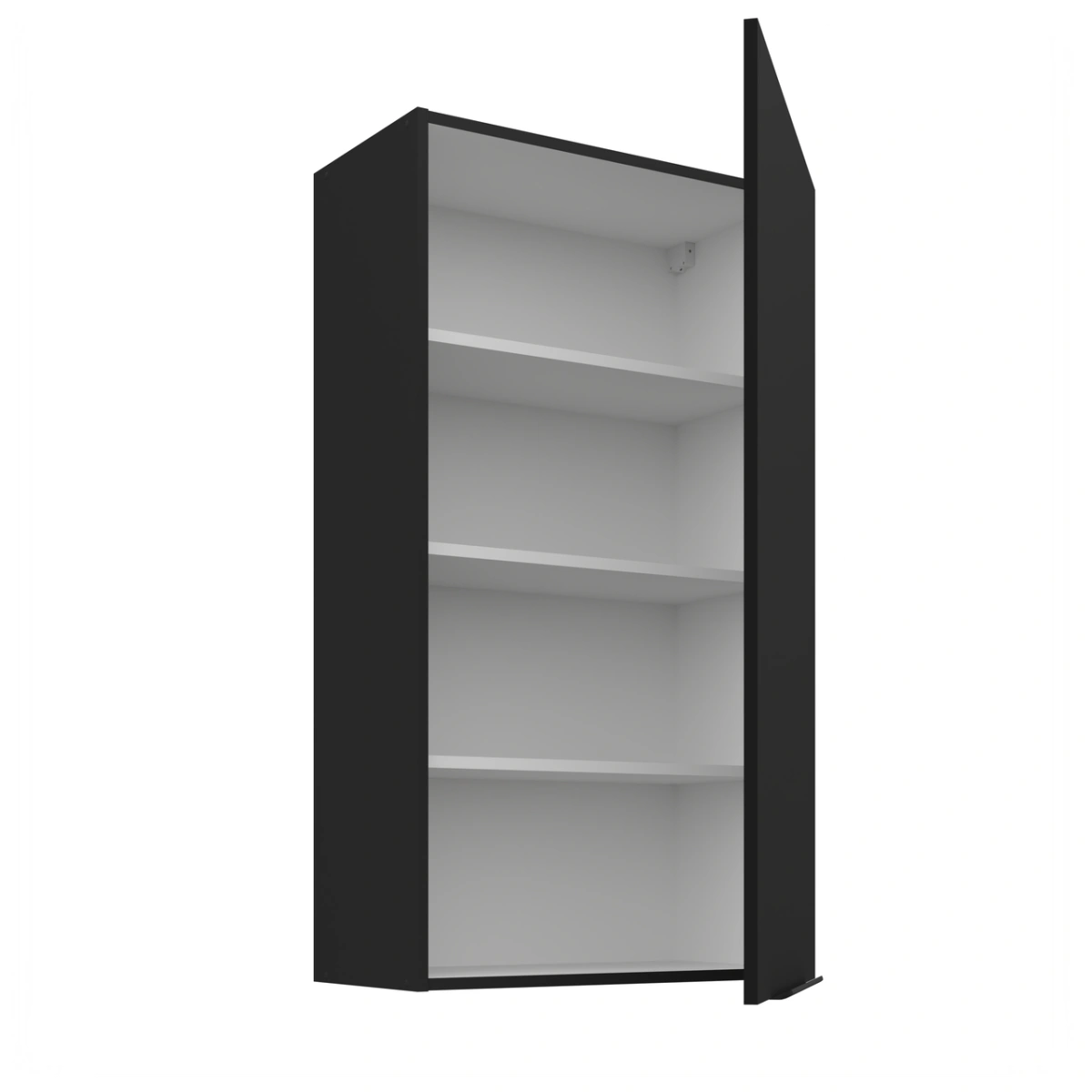 Wall cabinet 60 cm Wall black matt 60 G-108 1F - Image 2