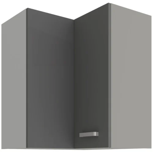 Upper corner cabinet gray 60×60 GN-72 2F 90 degrees