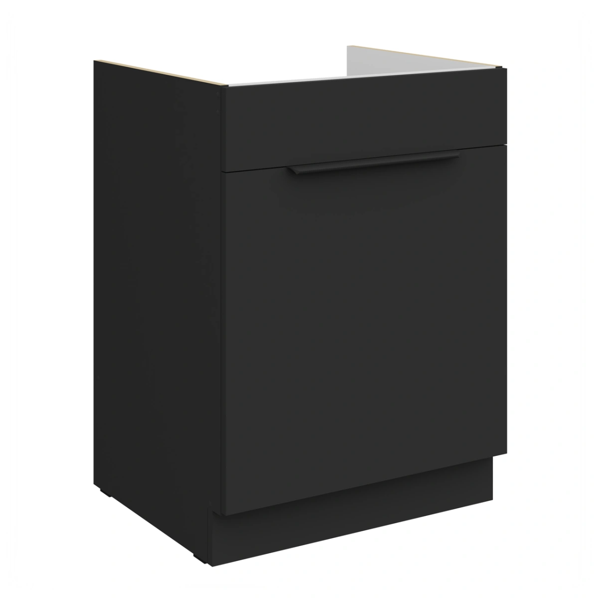 Base cabinet 60 cm, sink, drawer, Aria 60 ZL 1S BB PREMIUM BOX, plinth - Image 6