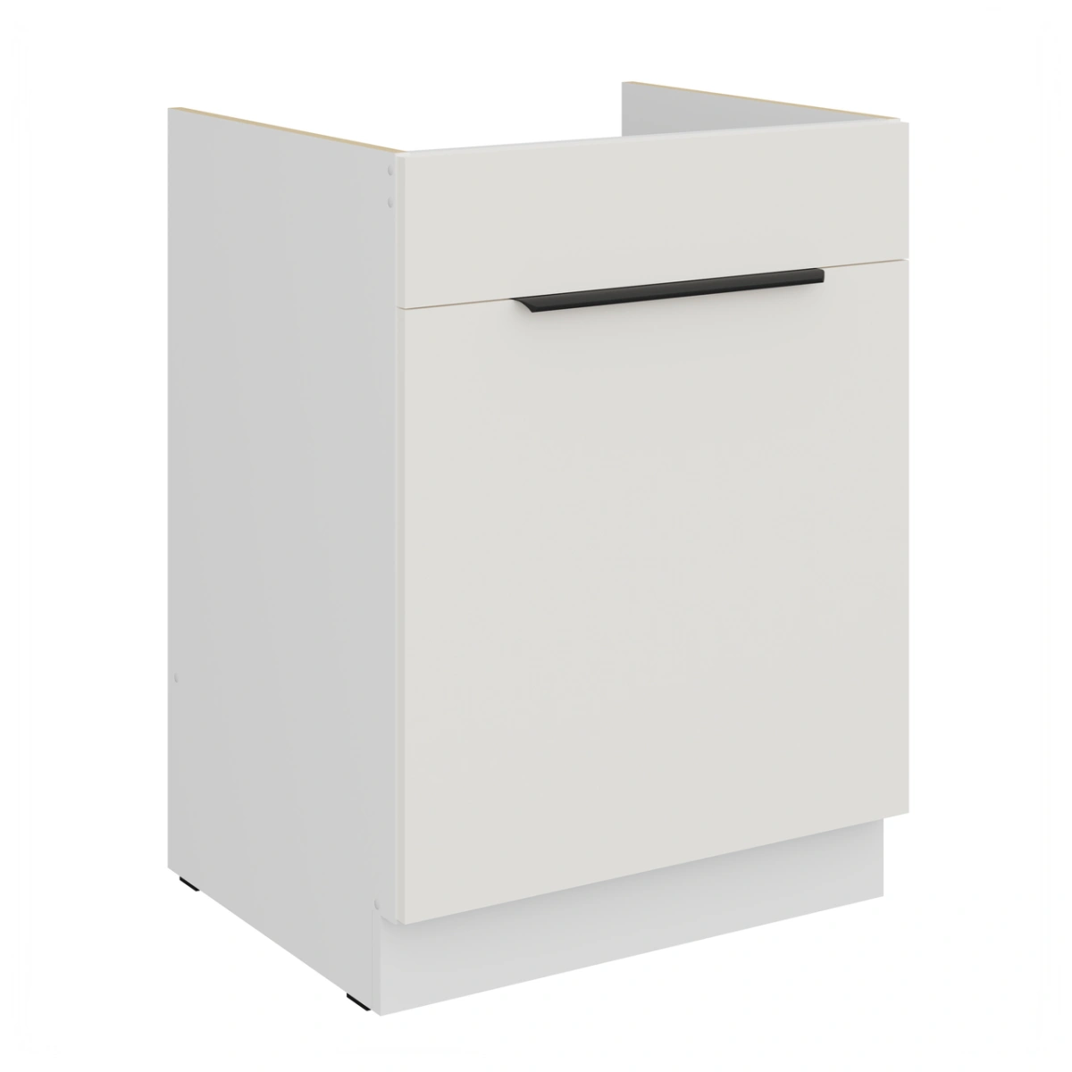 Base cabinet 60 cm, sink, drawer, Aria 60 ZL 1S BB PREMIUM BOX, plinth - Image 5