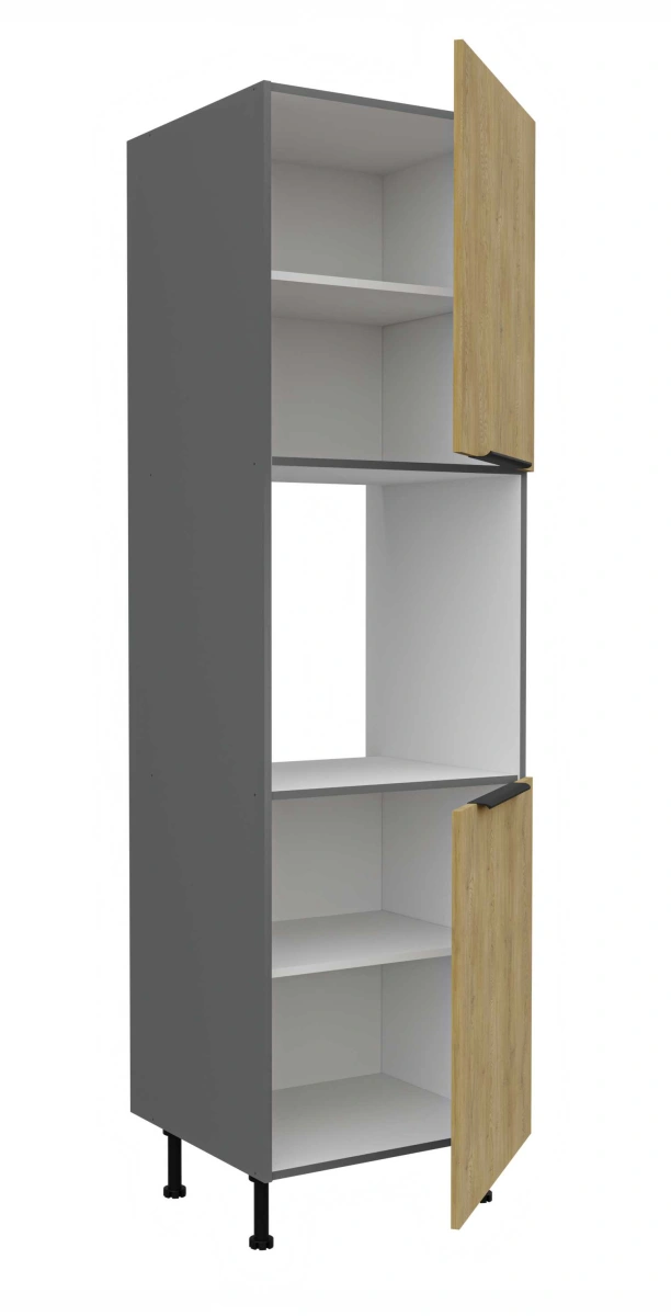 Oven column 60 cm Cremona Anthracite 60 DP-210 2F - Image 2