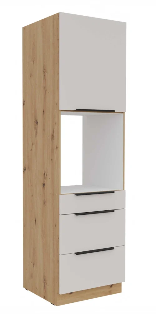 60 cm column cabinet for oven with drawers Solea 60 DPS-210 3S 1F