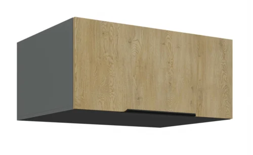 Low deep wall cabinet 80 cm Cremona anthracite 80 NAGU-36 1F