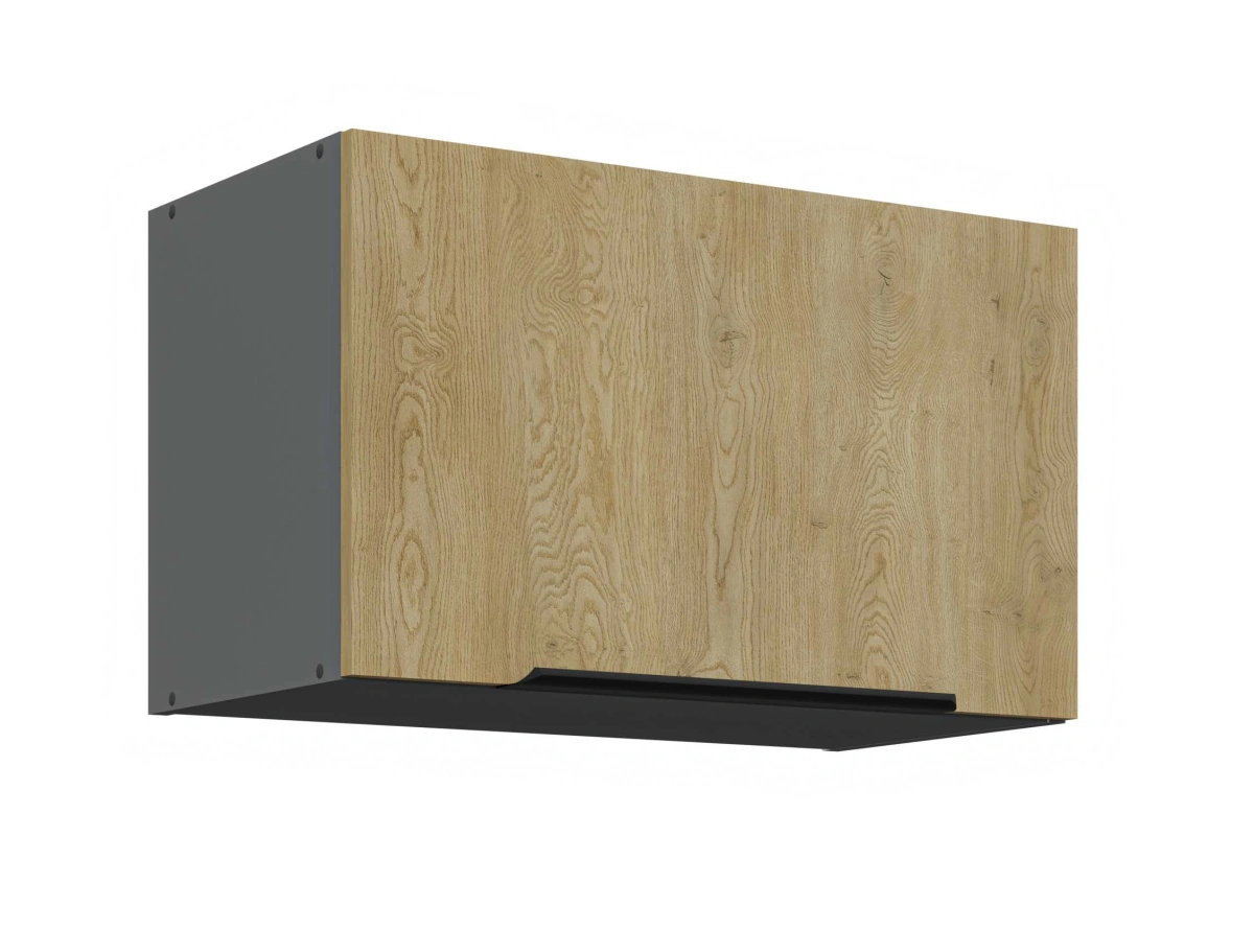 Wall cabinet with hood 60 cm Cremona anthracite 60 GU-36 1F