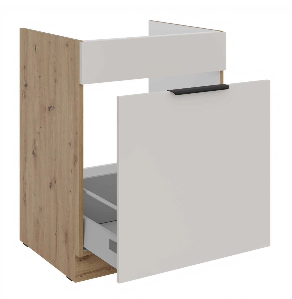 Base cabinet 60 cm for sink drawer Solea 60 ZL 1S BB - Image 2