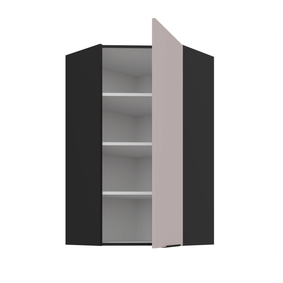 Upper corner cabinet 60 cm Arona 58x58 GN-108 1F - Image 2