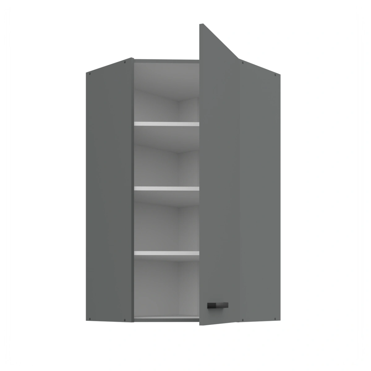 Upper corner cabinet 60/60 cm Nessa 60x60 GN-108 (45 degrees) 1F - Image 2