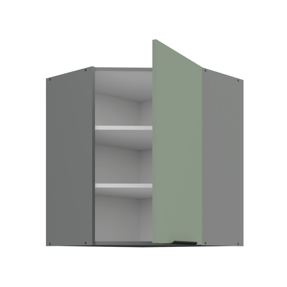Upper corner cabinet 60/60 cm Aria 60x60 GN (45 degrees) 1F - Image 2