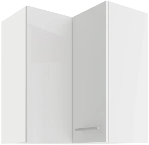 Upper corner cabinet 60/60 cm Lara White GN-72 2F 90 degrees