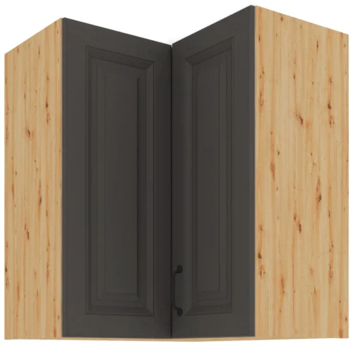 Upper corner cabinet 60 cm Stillo artisan/graphite color 60×60 GN-72 2F 90 degrees