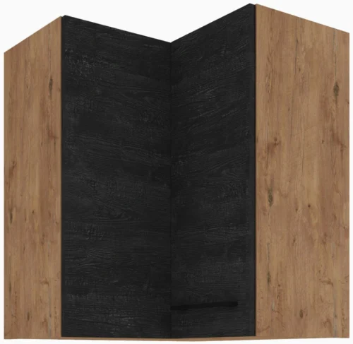 Upper corner cabinet 60 cm Vigo Dark 60×60 GN-72 2F 90 degrees