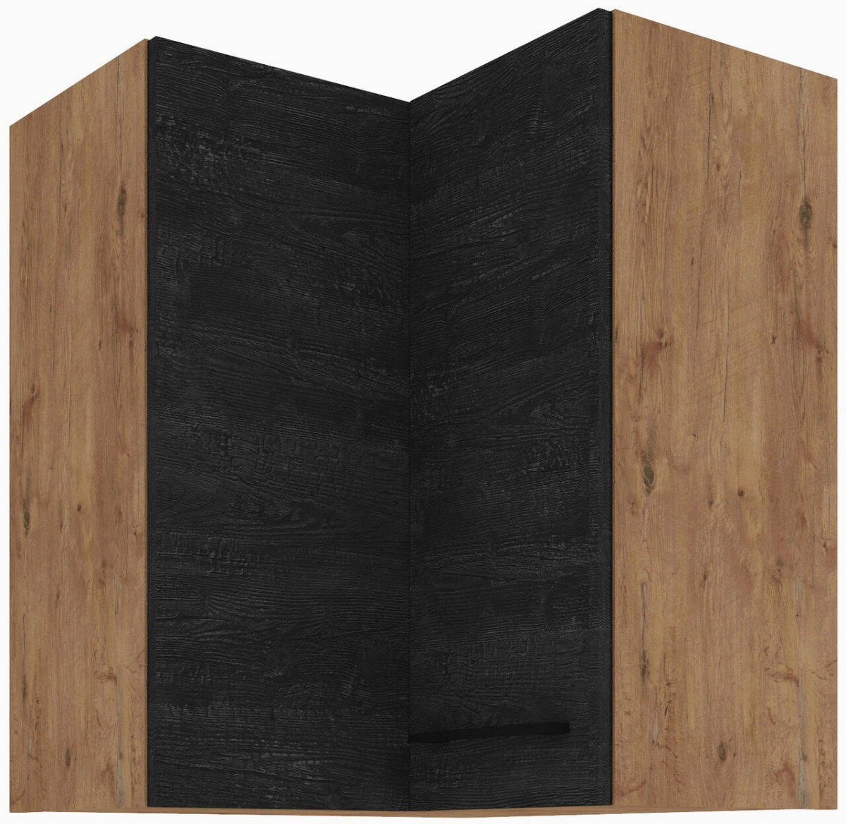 Upper corner cabinet 60 cm Vigo Dark 60x60 GN-72 2F 90 degrees