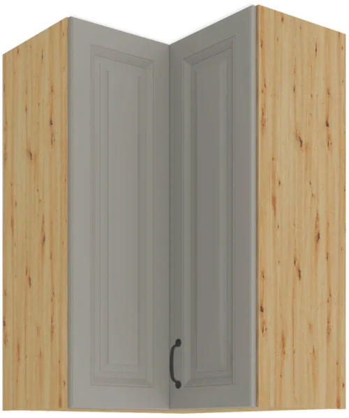 Upper corner cabinet 60 cm Stillo artisan/clay grey 60×60 GN-90 2F 90 degrees