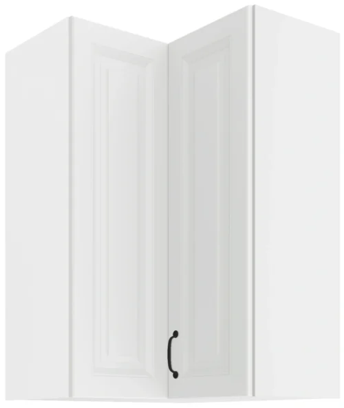 Upper corner cabinet 60 cm Stillo white/white 60×60 GN-90 2F 90 degrees