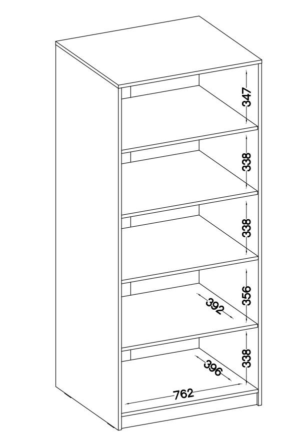 Office cabinet with shelves 2F Malta symbol 111 - Image 7