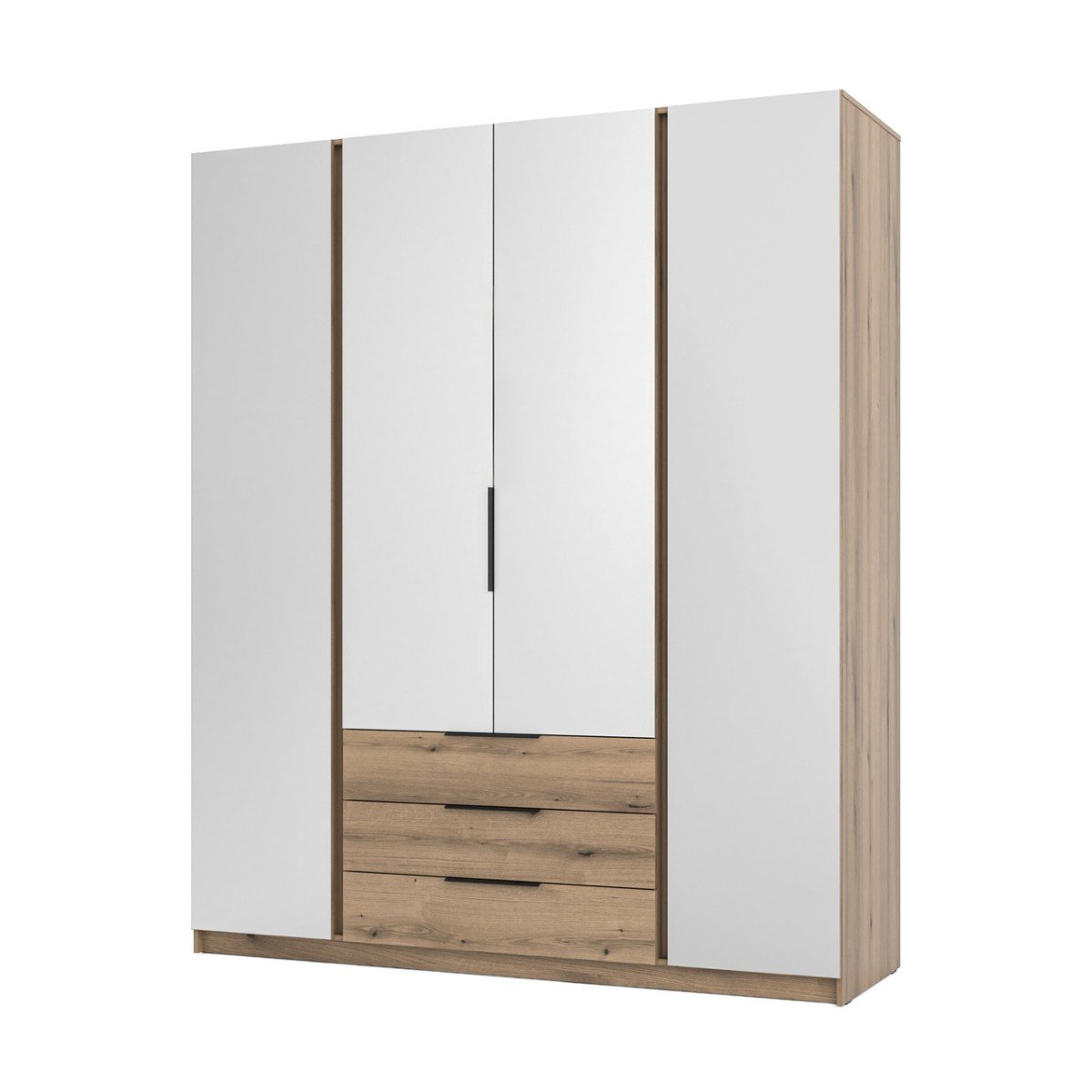 Kaja EV/EV 4-door wardrobe with 4 mirrors 3S - Image 3