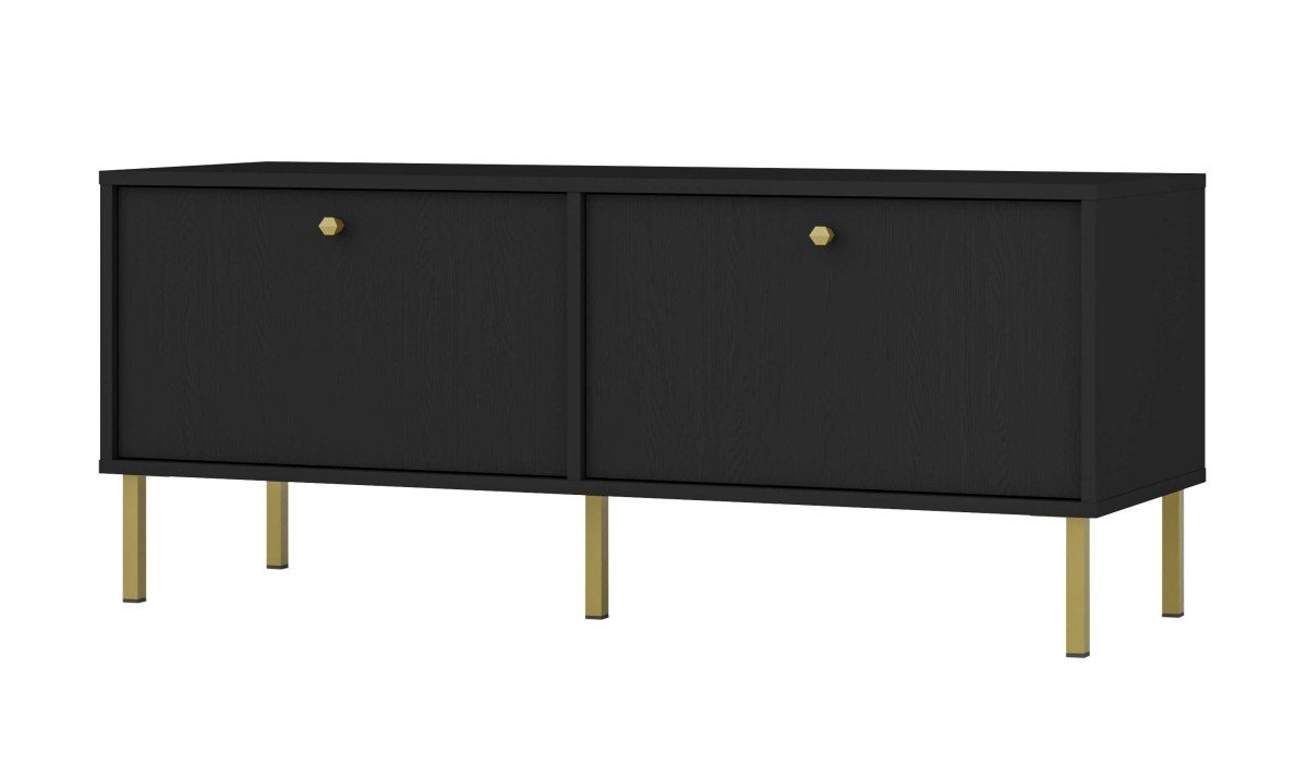 TV stand with cabinets Tokyo 2K black - Image 3
