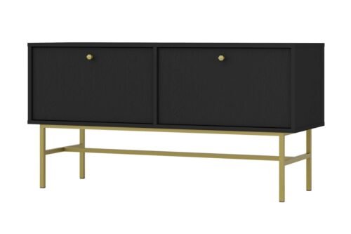 TV stand with cabinets Tokyo 2K black