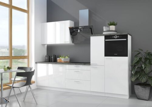 Kitchen 270 cm, Lara White kitchen set