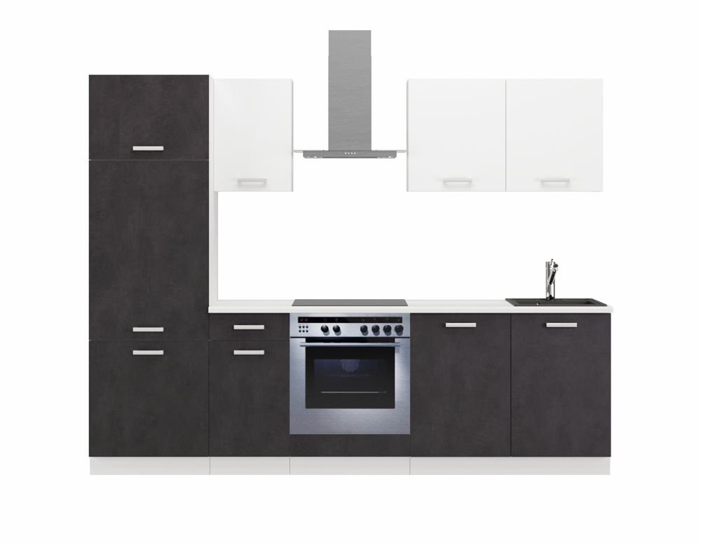 Kitchen set with countertop, kitchen 260 cm Toni matera - Image 2