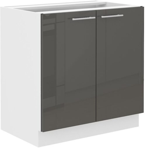 Base cabinet 80 cm Lara Grey 80 D2F BB