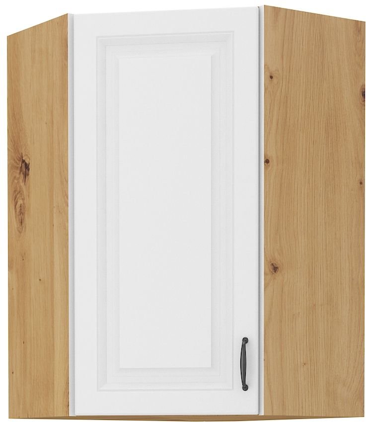 Upper corner cabinet 60 cm Stillo artisan/white 60x60 GN-90 (45 degrees) 1F