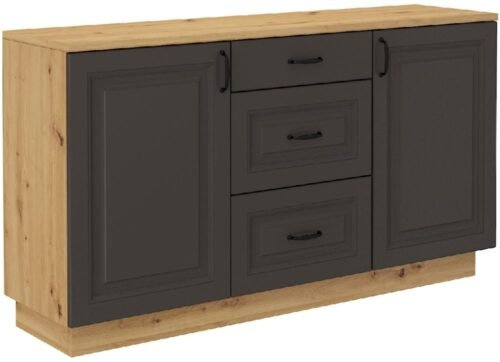 Stylish chest of drawers 2D3S Flawia gray