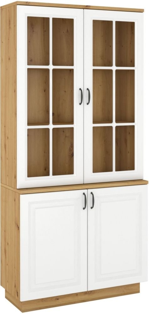 Stylish 2D Flawia sideboard, white