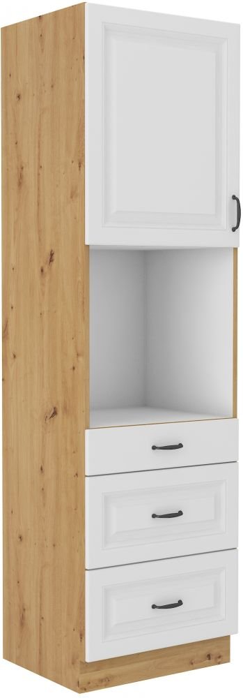 60 cm column oven with drawers Stillo artisan/white 60 DPS-210 3S 1F