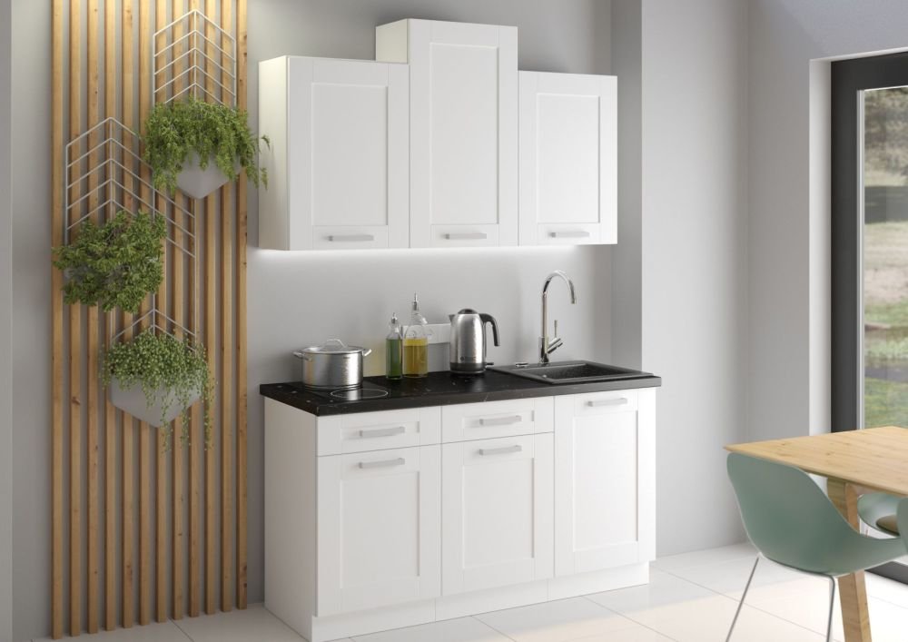 Wall cabinet with hood 50 cm Luna white 50 GU-36 1F - Image 2