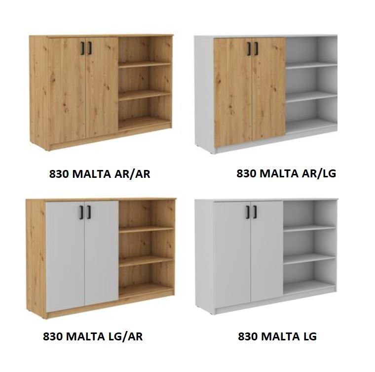 Tall chest of drawers with shelves 2F Maltese symbol 830 - Image 5