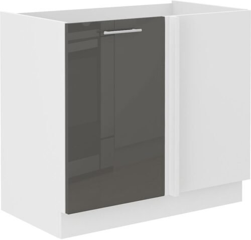 Base corner cabinet 105/60 cm Lara Grey 105 ND1F BB