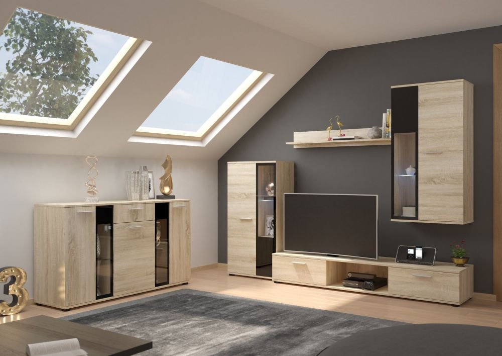 Salsa wall cabinet – Sonoma oak - Image 3